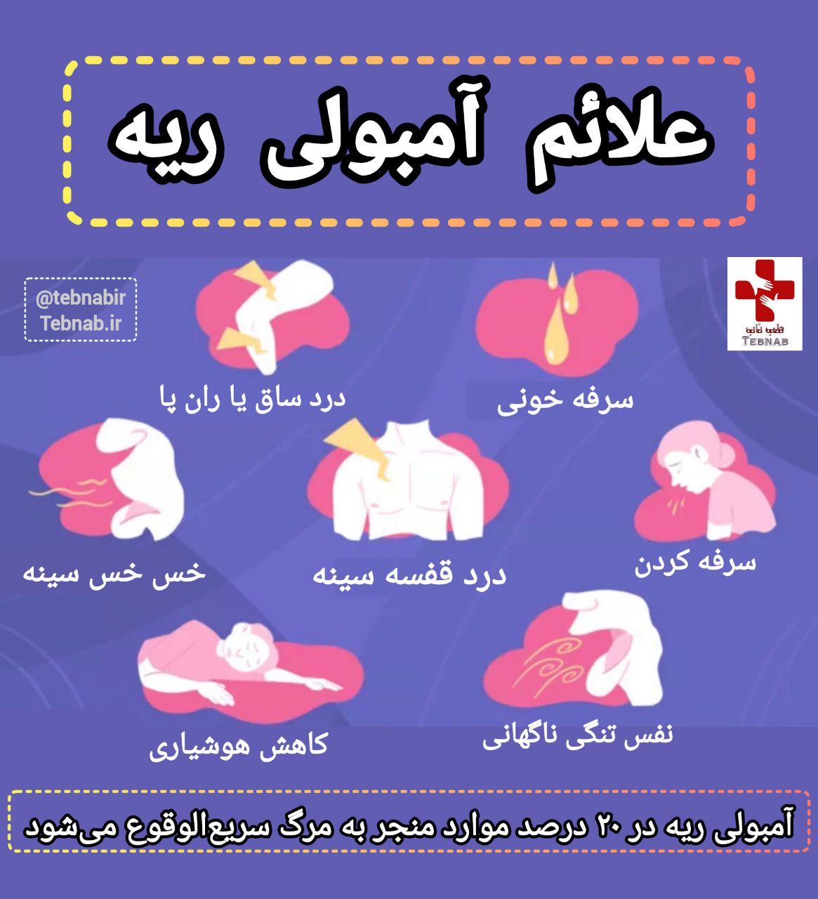 آمبولی ریه: از علائم تا درمان اصولی